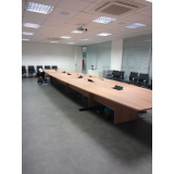 mesa de sala de reunião preço Sepetiba