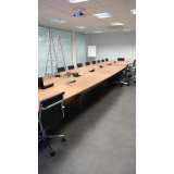 mesa para sala de reunião oval valor Ricardo de Albuquerque